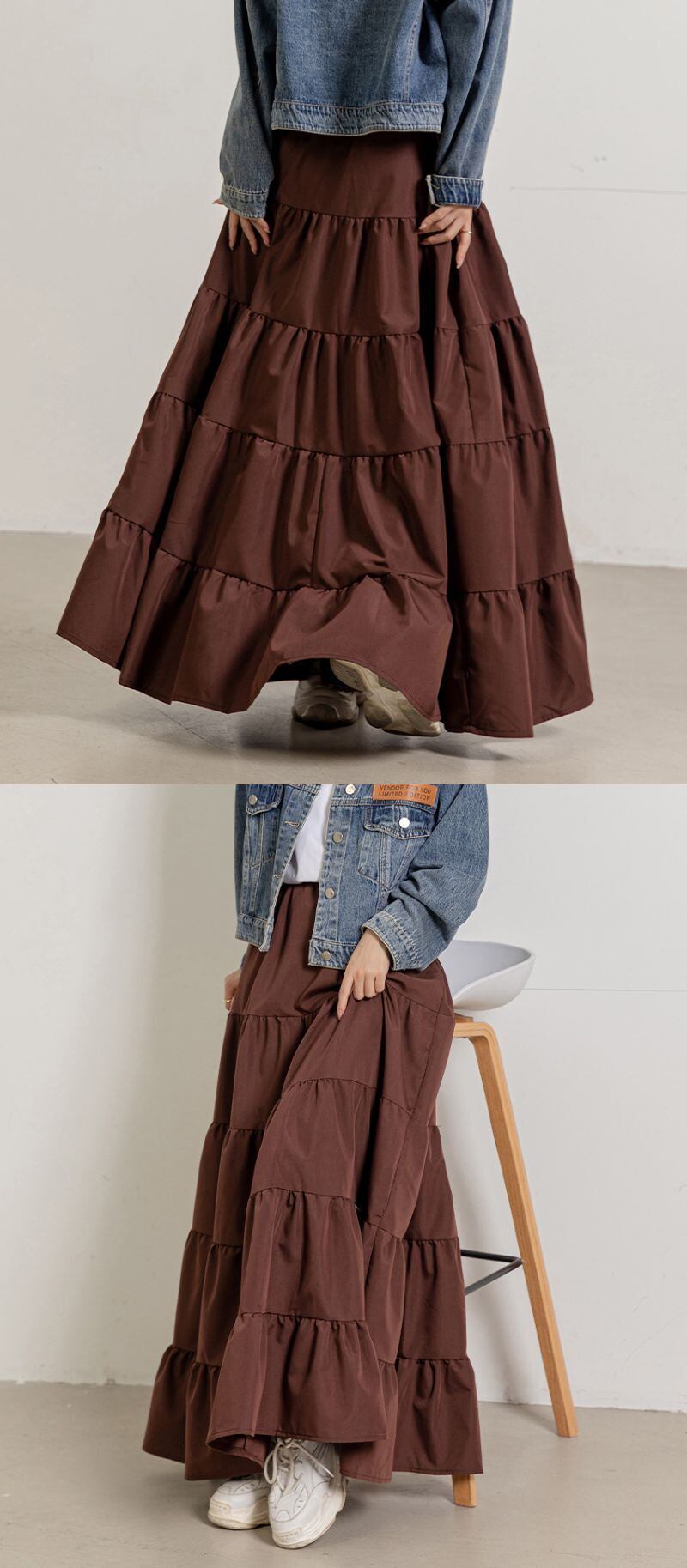 宅配便】ティアードスカート／skirt009 | DAY CLOSET｜ レディース