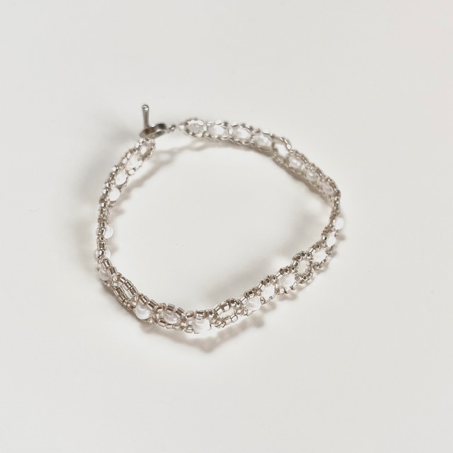 タイトめビーズチェーンブレスレット｜画像3