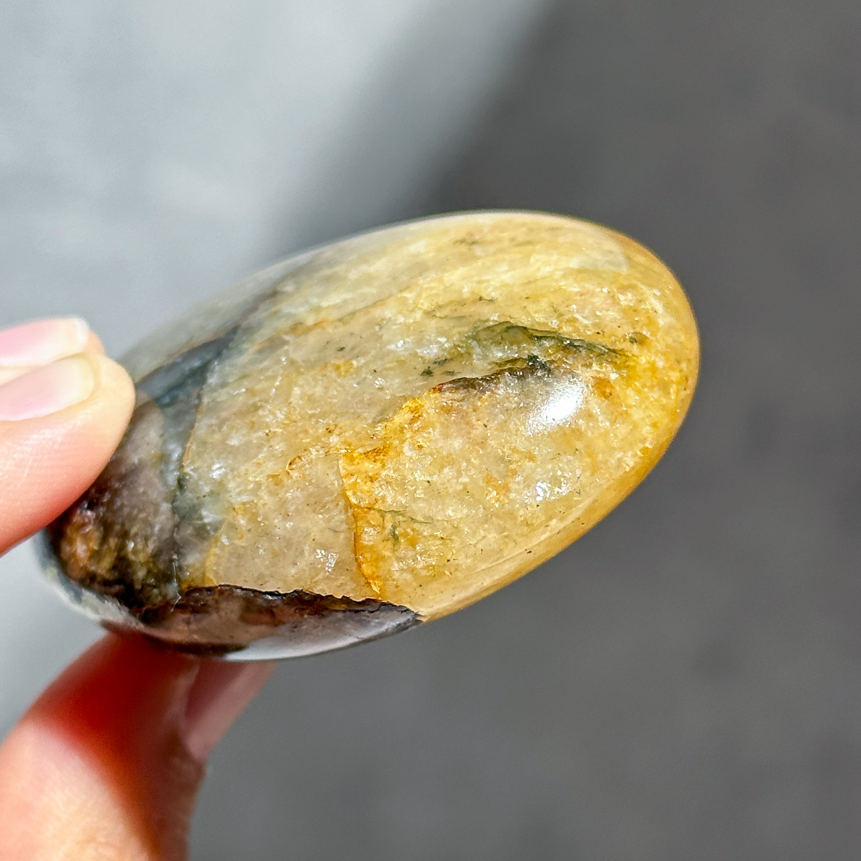 パイライト with クォーツ パーム42◇Pyrite with Quartz◇天然石