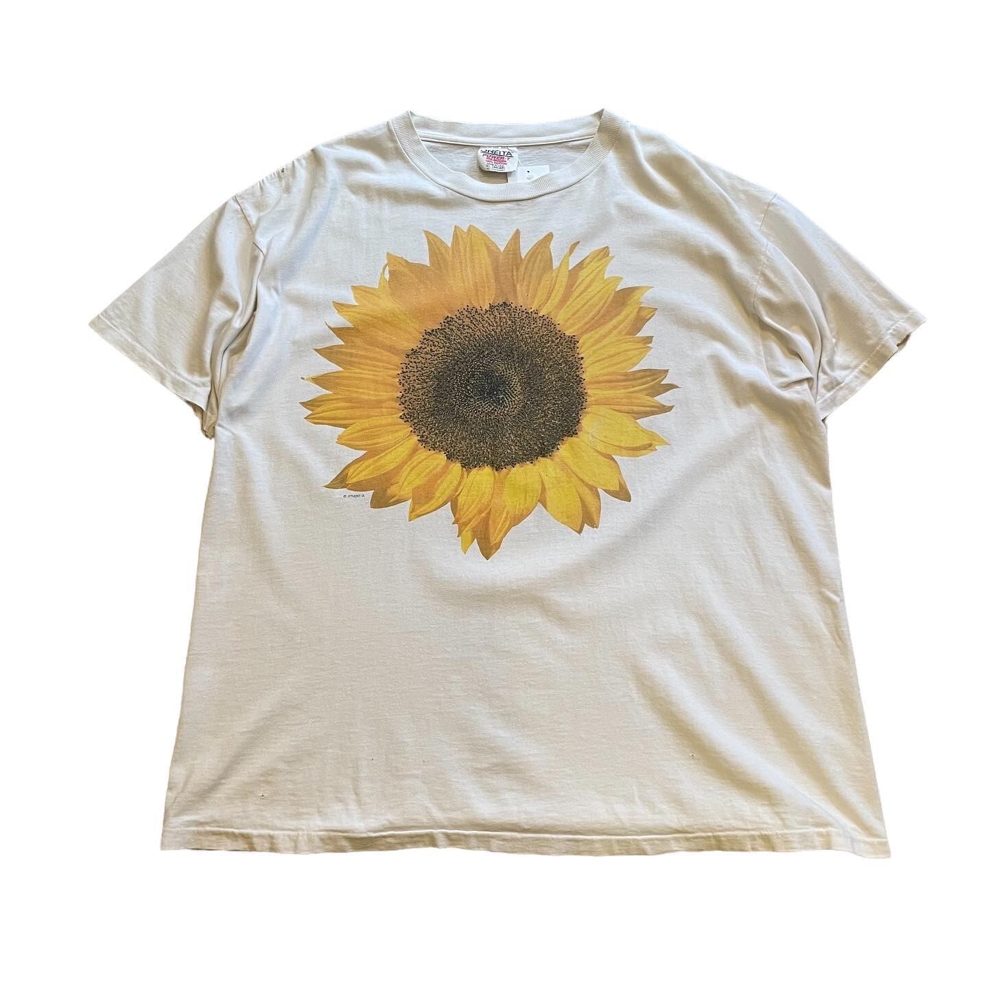 STUDIO Q sunflower Tシャツ  L ひまわり