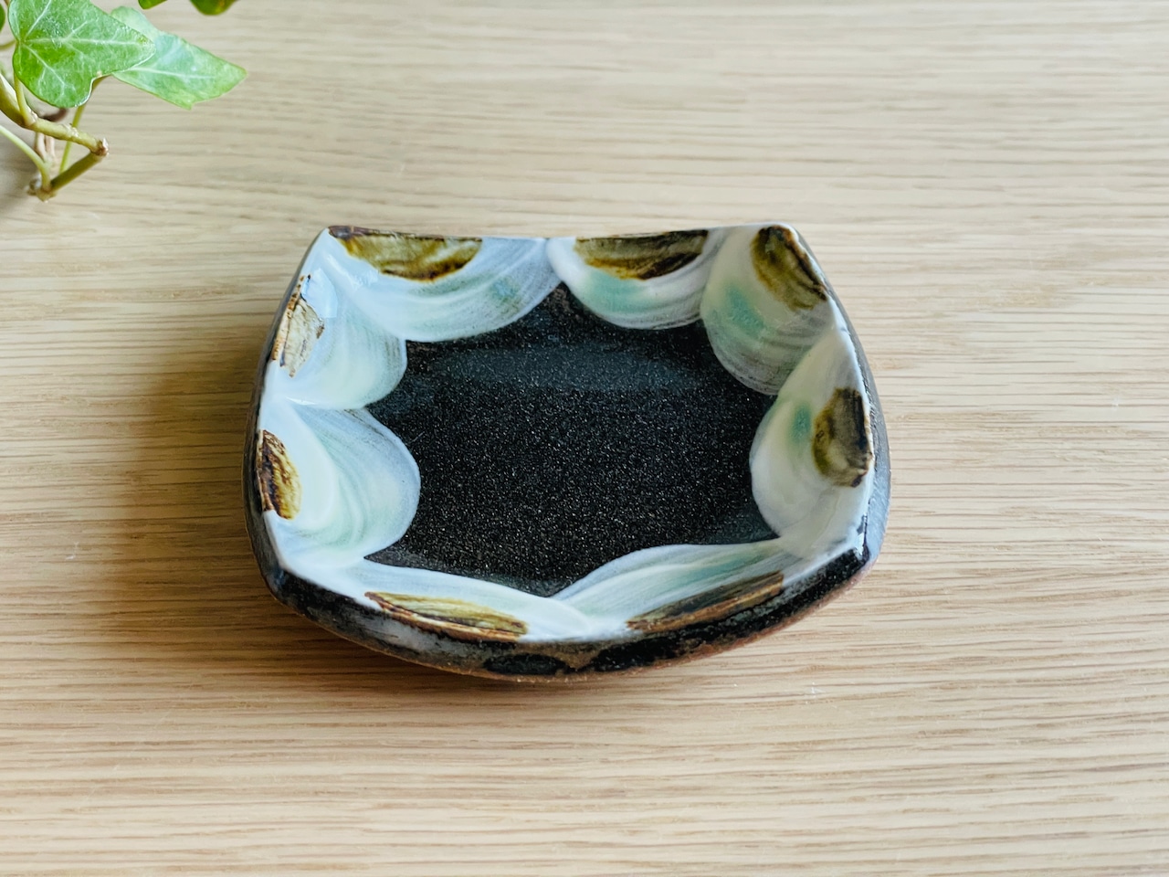 小石原焼 蔵人窯 板豆皿 【29-540】