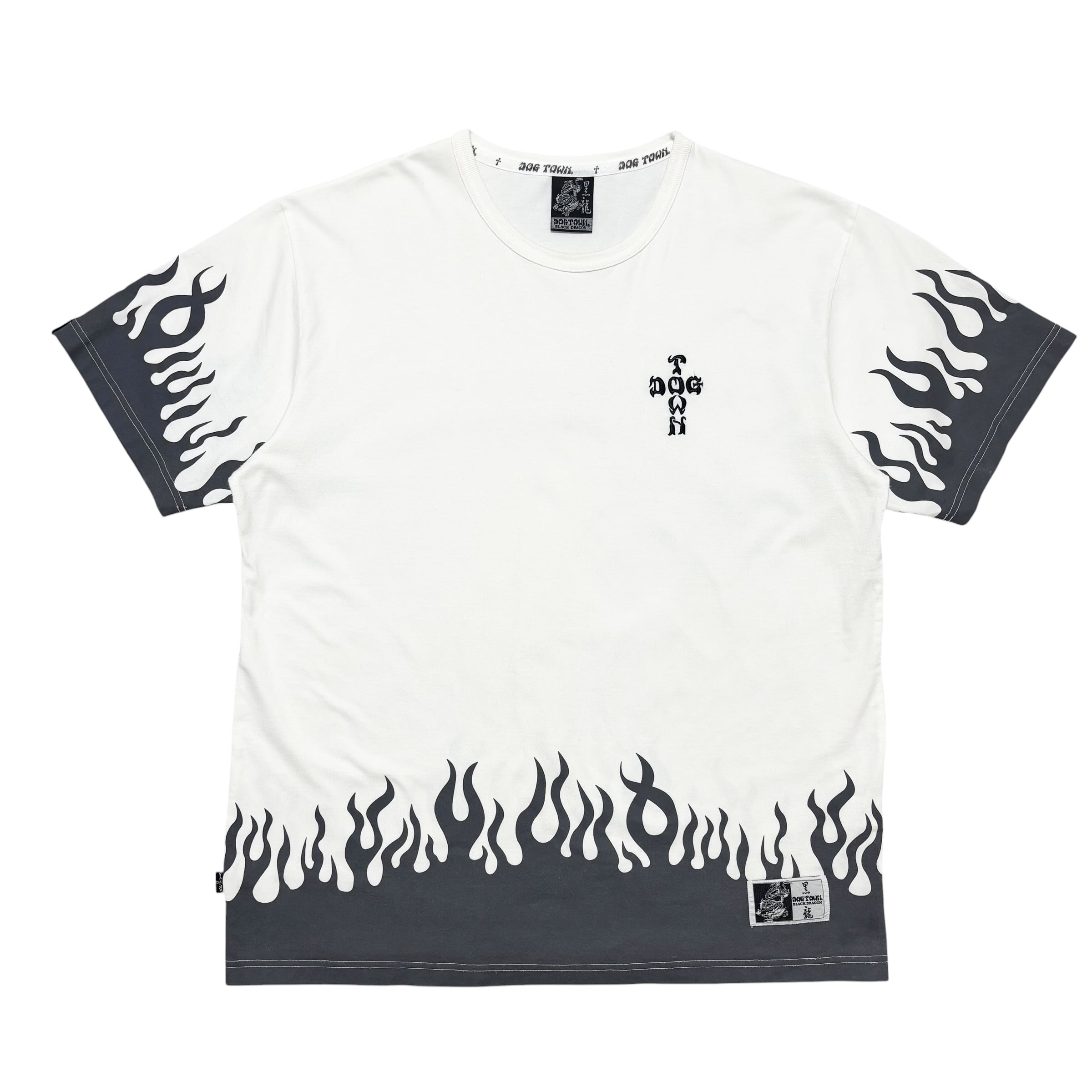 古着 ドッグタウン DOG TOWN 半袖 Tシャツ BLACK DRAGON 黒龍