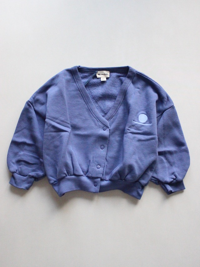 We are Kids   Cardigan Kate Fleece Quiet Blue　