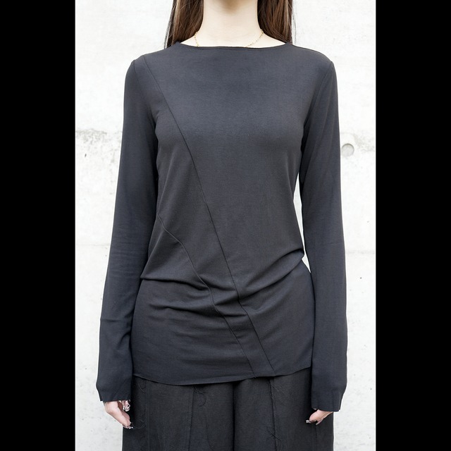 [Atelier Kesa] SS21-018-LS Ripple Jersey Top (long-sleeve)