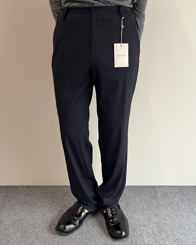 【99-00s MIUMIU】tapered trousers