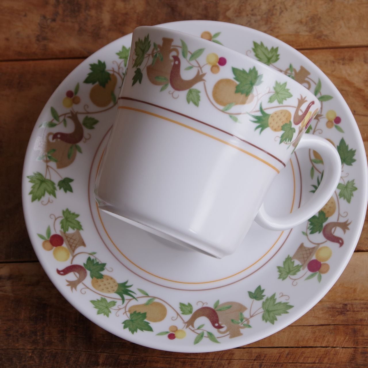 ノリタケ Noritake プログレッション ホームカミング 鳥 フルーツ柄