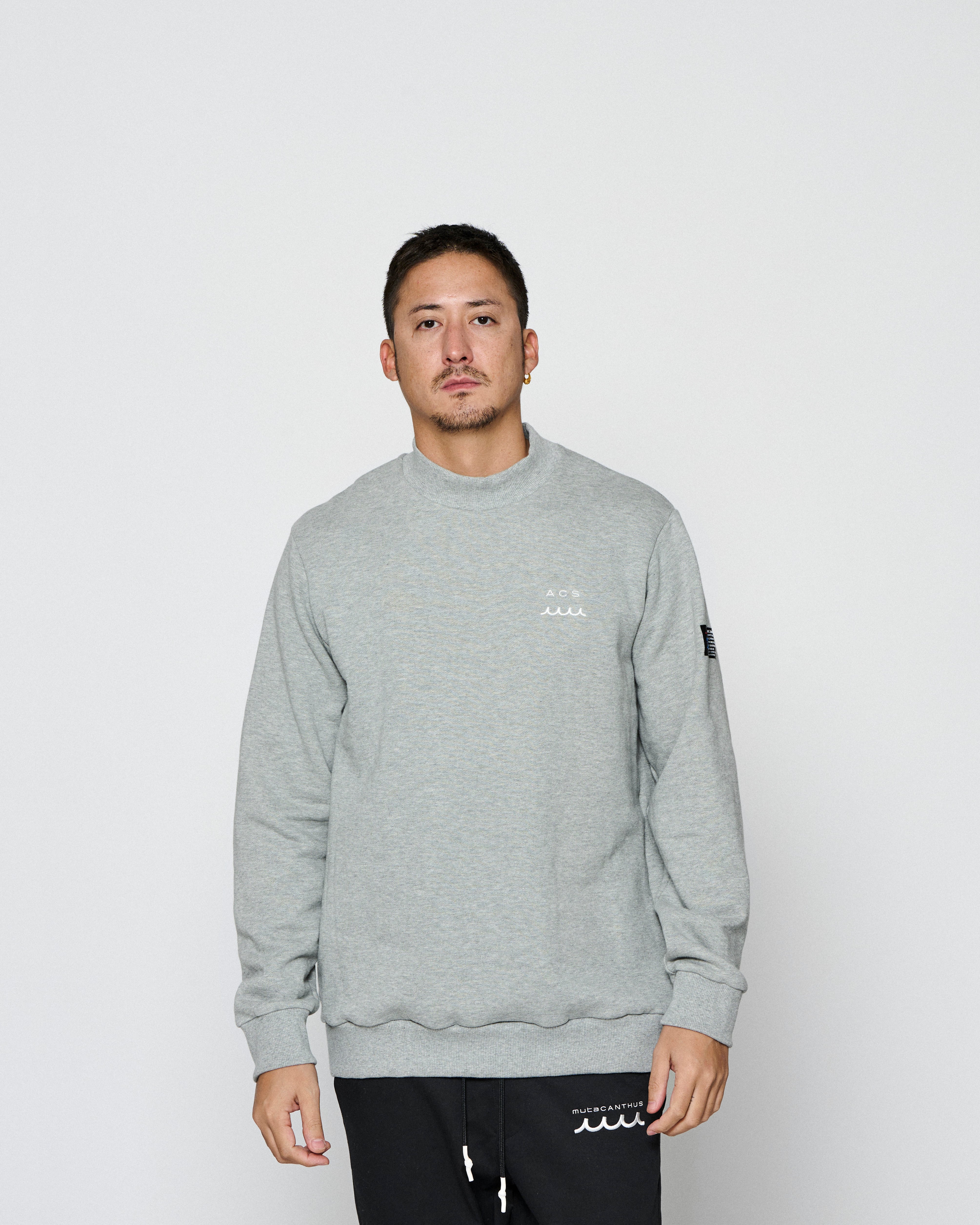 ACANTHUS x muta MARINE モックネックスゥェット　サイズXL 予約販売9月下旬～10月中旬入荷】muta MARINE × ACANTHUS モックネック