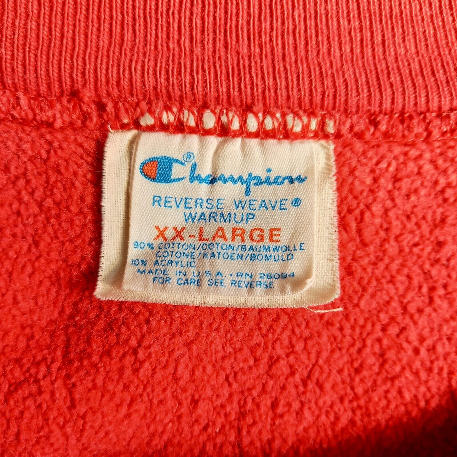 80s REVERSE WEAVE トリコタグ XXLサイズ champion 80年代 リバースウィーブ 三段プリント 二枚トリコタグ  ビッグシルエット ビッグサイズ オーバーサイズ