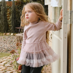 「予約販売」冬ハーフネックチュールスカート