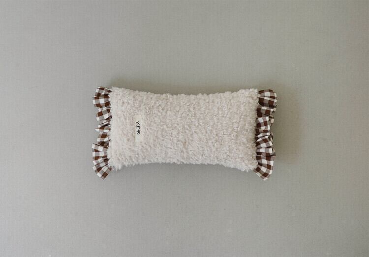 〈即納アイテム〉OHDIBS / Fluffy Pillow - ブラウンチェック