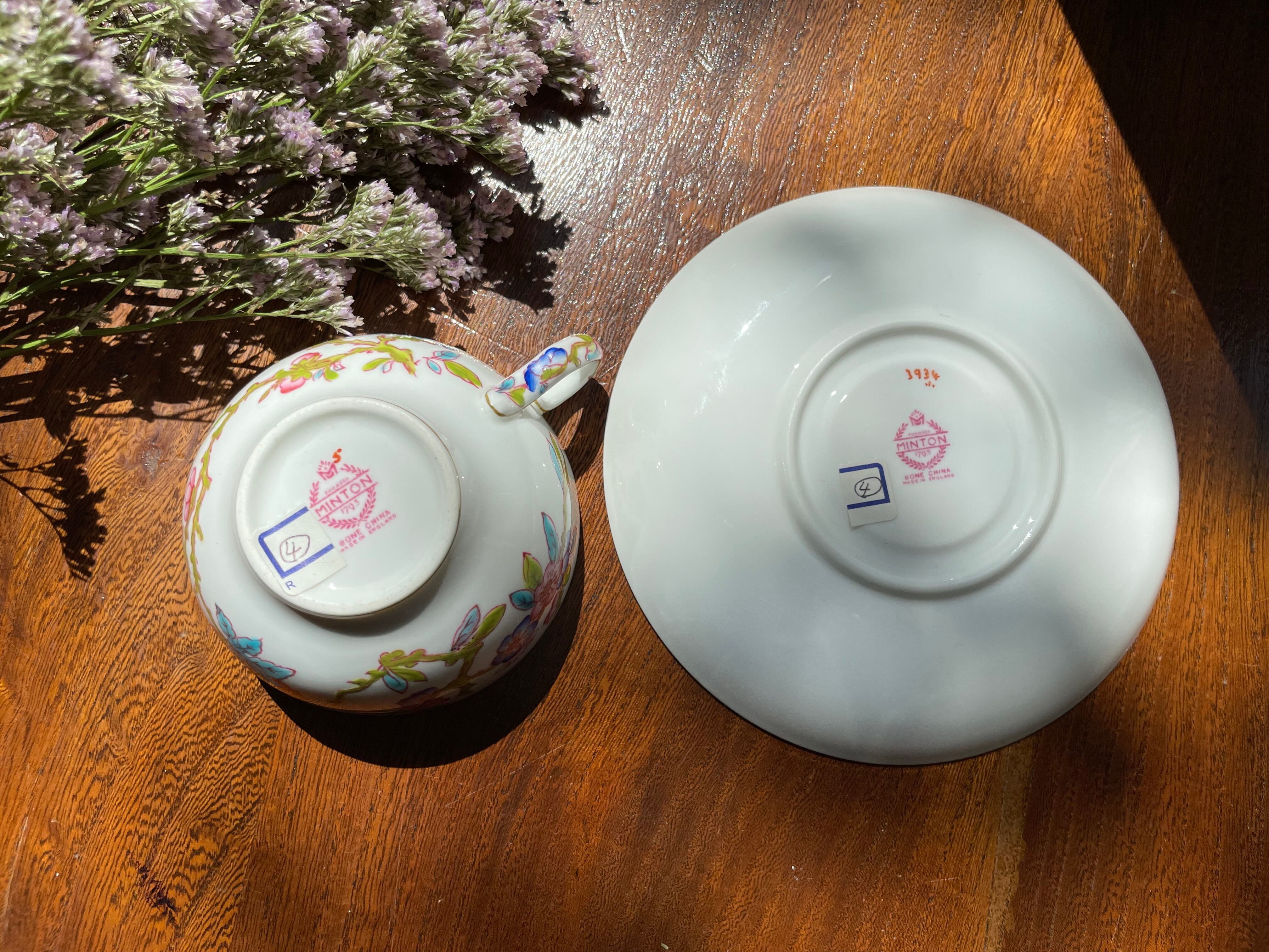 ref : 1529 アンティークティーカップ/ オールドミントン/ Minton 3934