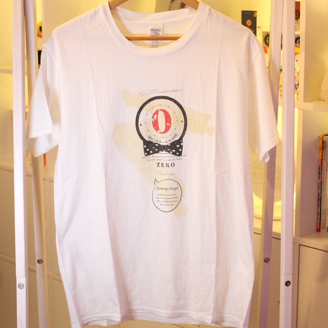 ※二宮着用※【完売】心霊番組ゼロ登録者4万人記念Tシャツ（L）※発送時期：11月末～12月初旬頃