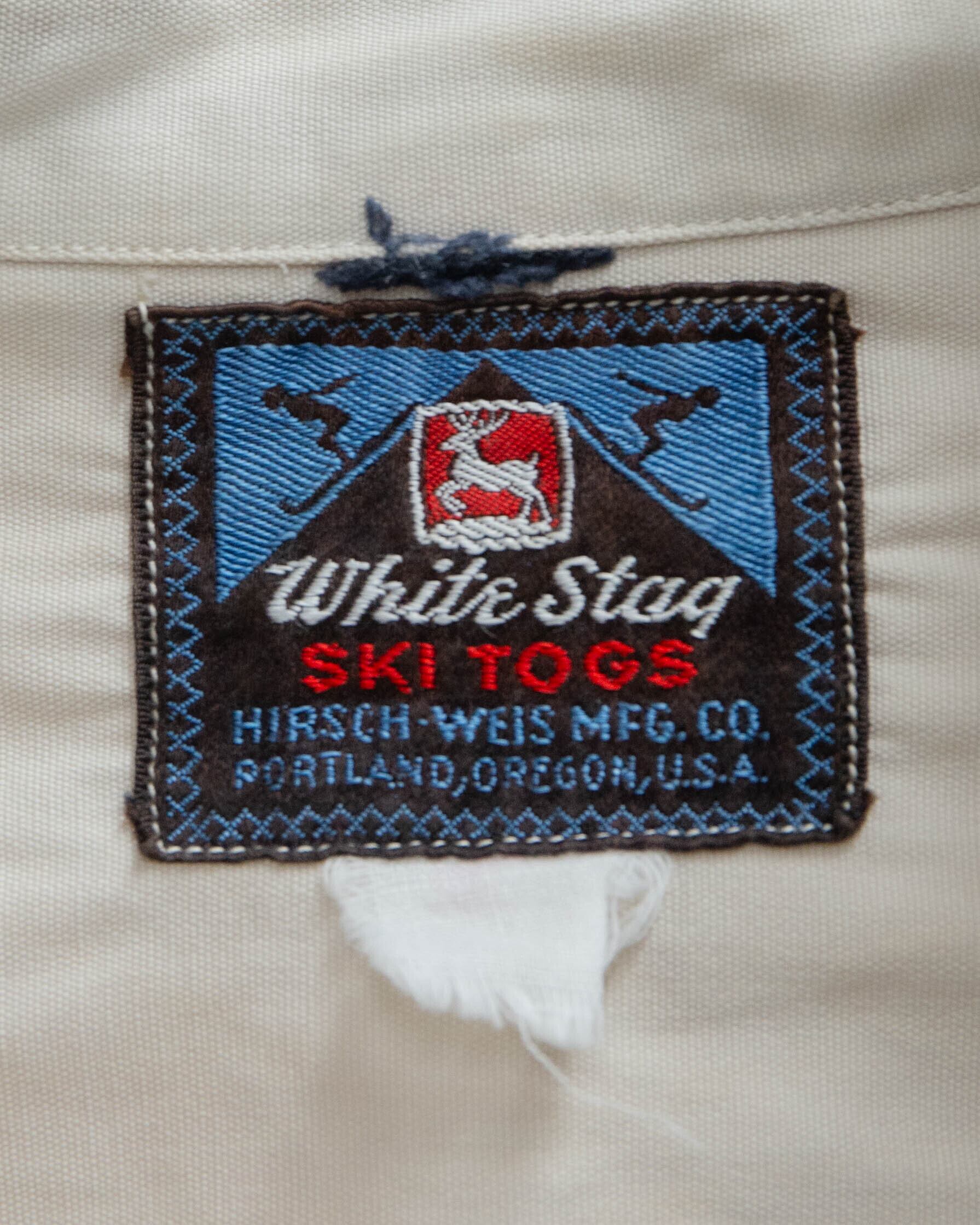 1930-40s White Stag - cotton poplin trench jacket 