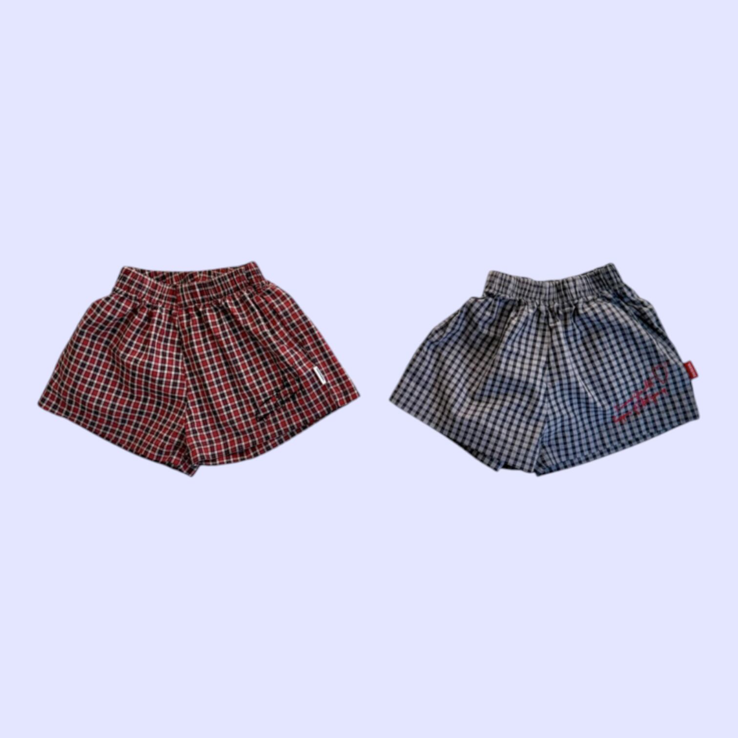 《送料無料》チェックトランクスパンツ:kids【MINIMAL】※お取り寄せ