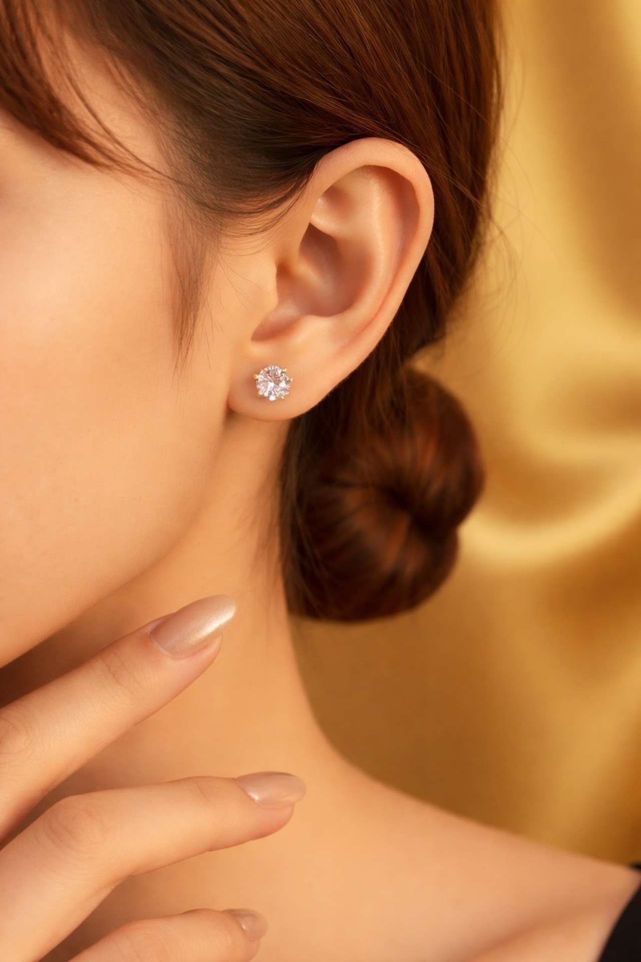 10mmキュービックジルコニアピアス / イヤリング 画像2