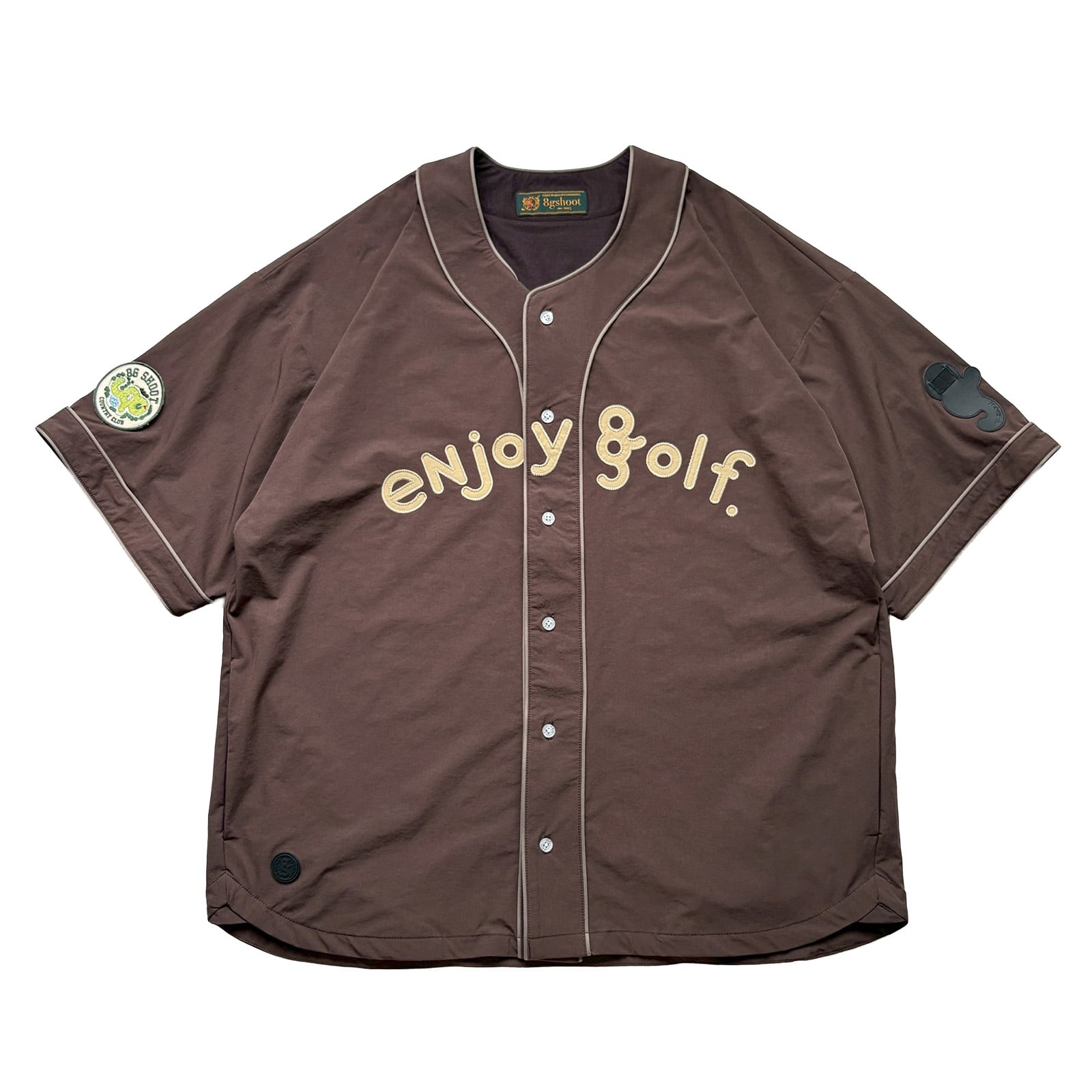 8G BASEBALL SHIRTS -BROWN-