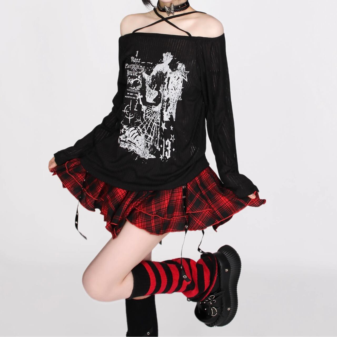 クロスデザイントップス 2color 1123