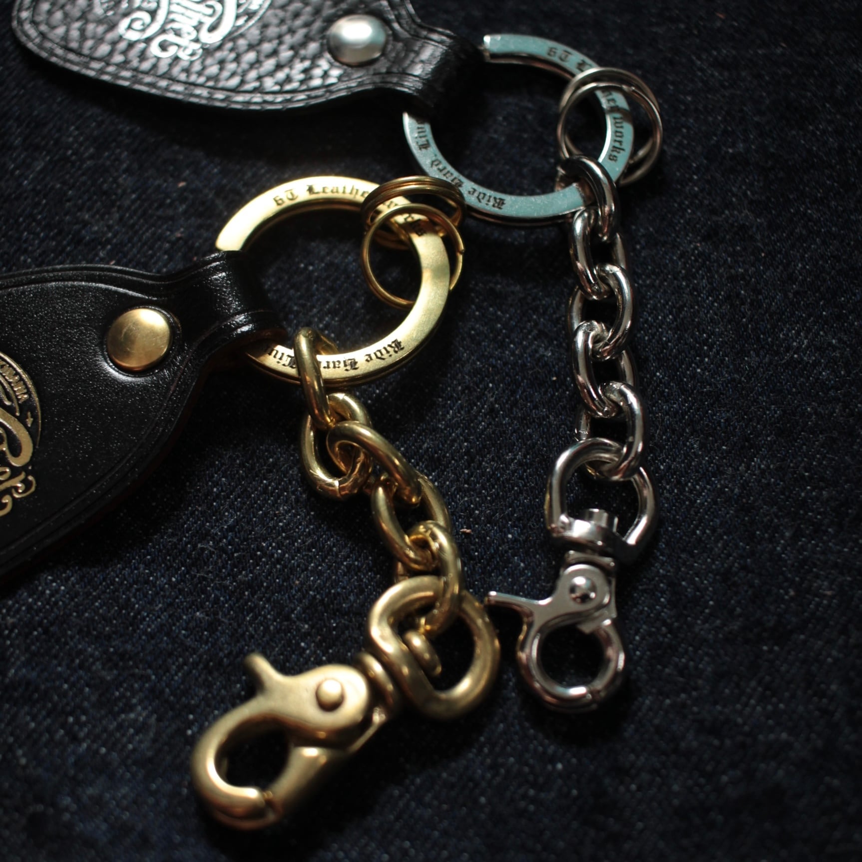 トイアーノ RB茶芯顔料ブラック/ヴィンテージキーリング | 6T leatherworks