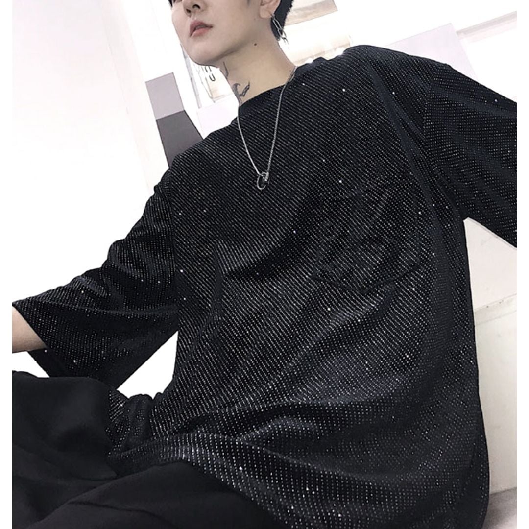 Dark style short sleeve T-shirt