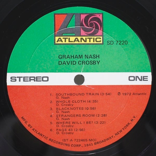 Crosby & Nash / Graham Nash David Crosby [SD 7220] - 画像5