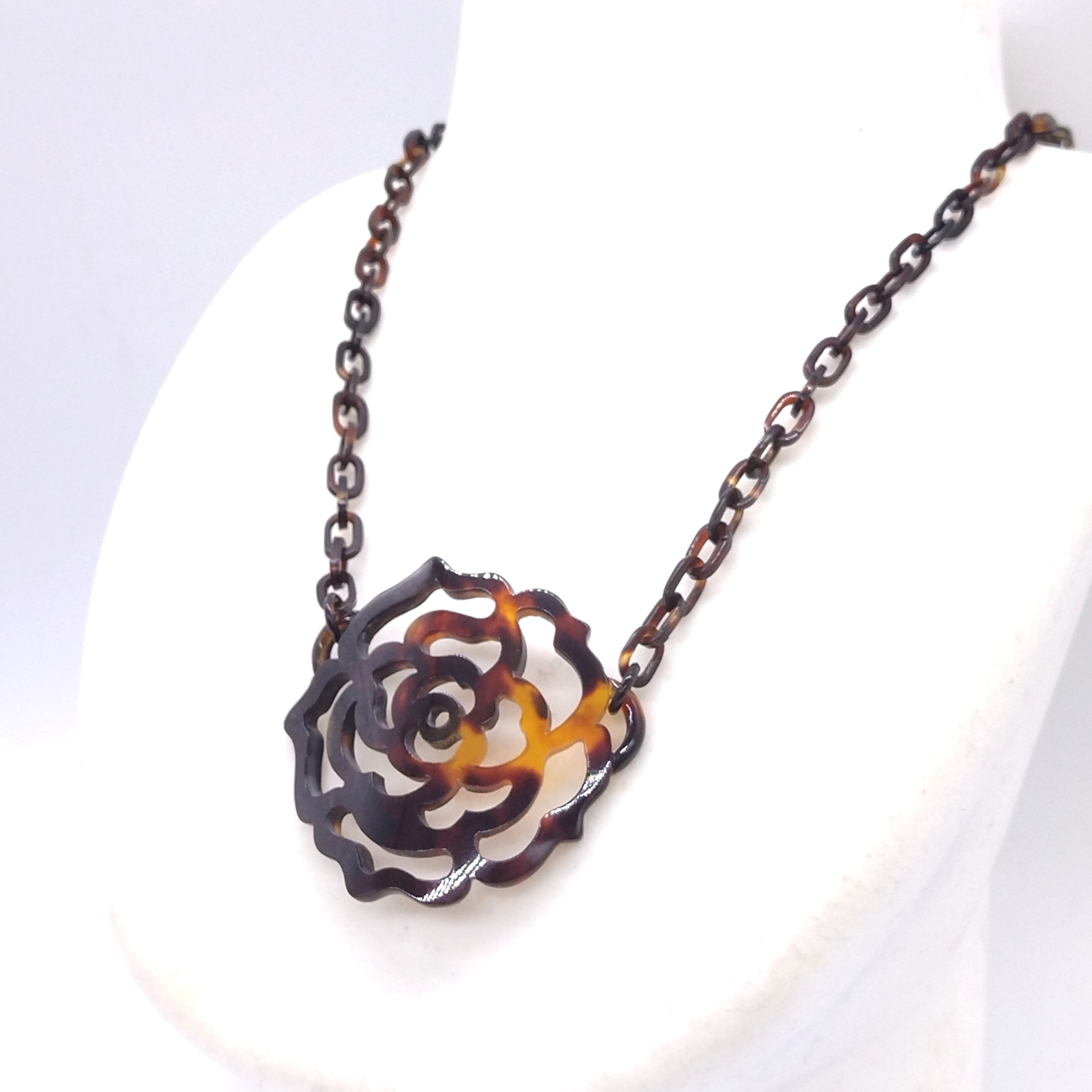 べっ甲 ネックレス （N-071） | べっ甲アクセサリー「なにわべっ甲