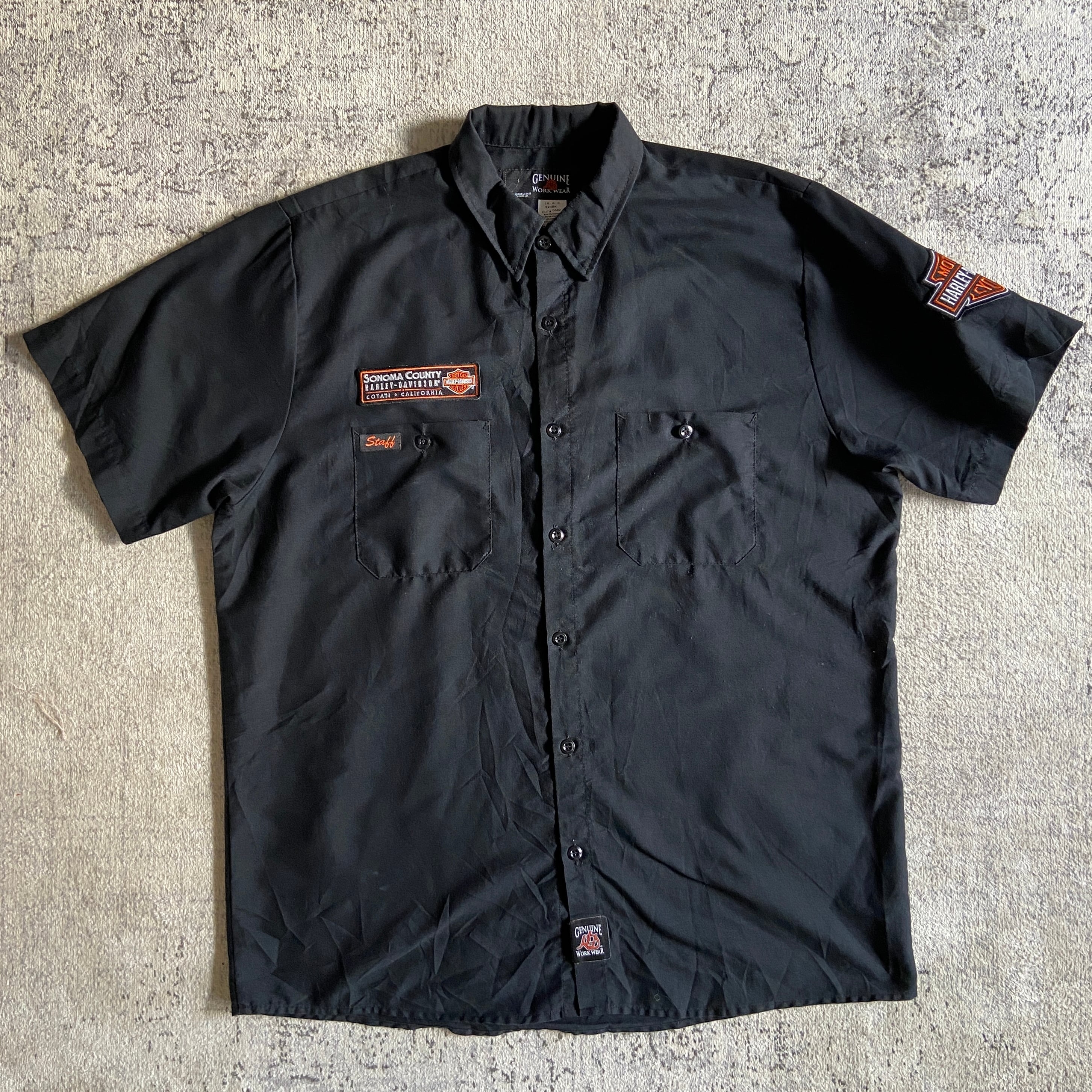 Harley Davidson Genuine Work Wear S/S Shirt L F771