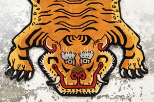 Tibetan Tiger Rug 《Sサイズ•プレミアムウール365》チベタンタイガーラグ