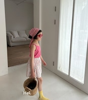 韓国子供服⌇Hei⌇ハートキュロット⌇26summer⌇キュロットスカートパンツ⌇ *XS~XL*