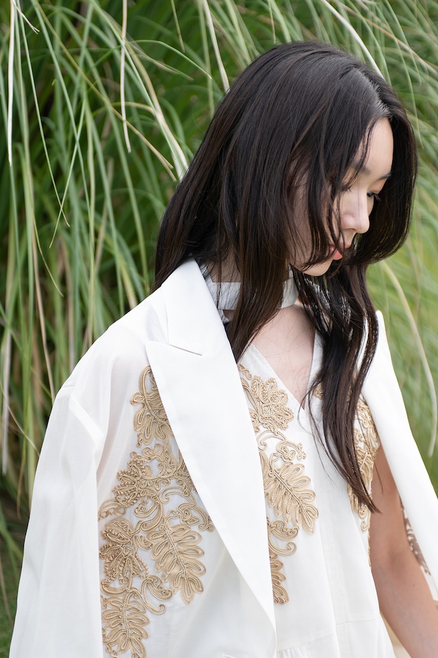 Forest Bloom Jacket OFF WHITE