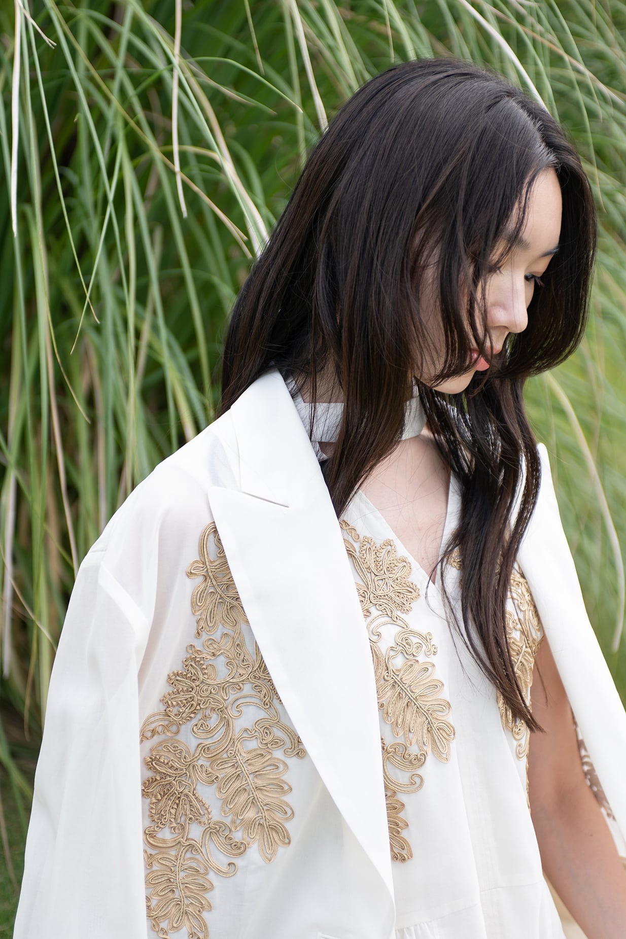 Forest Bloom Jacket OFF WHITE