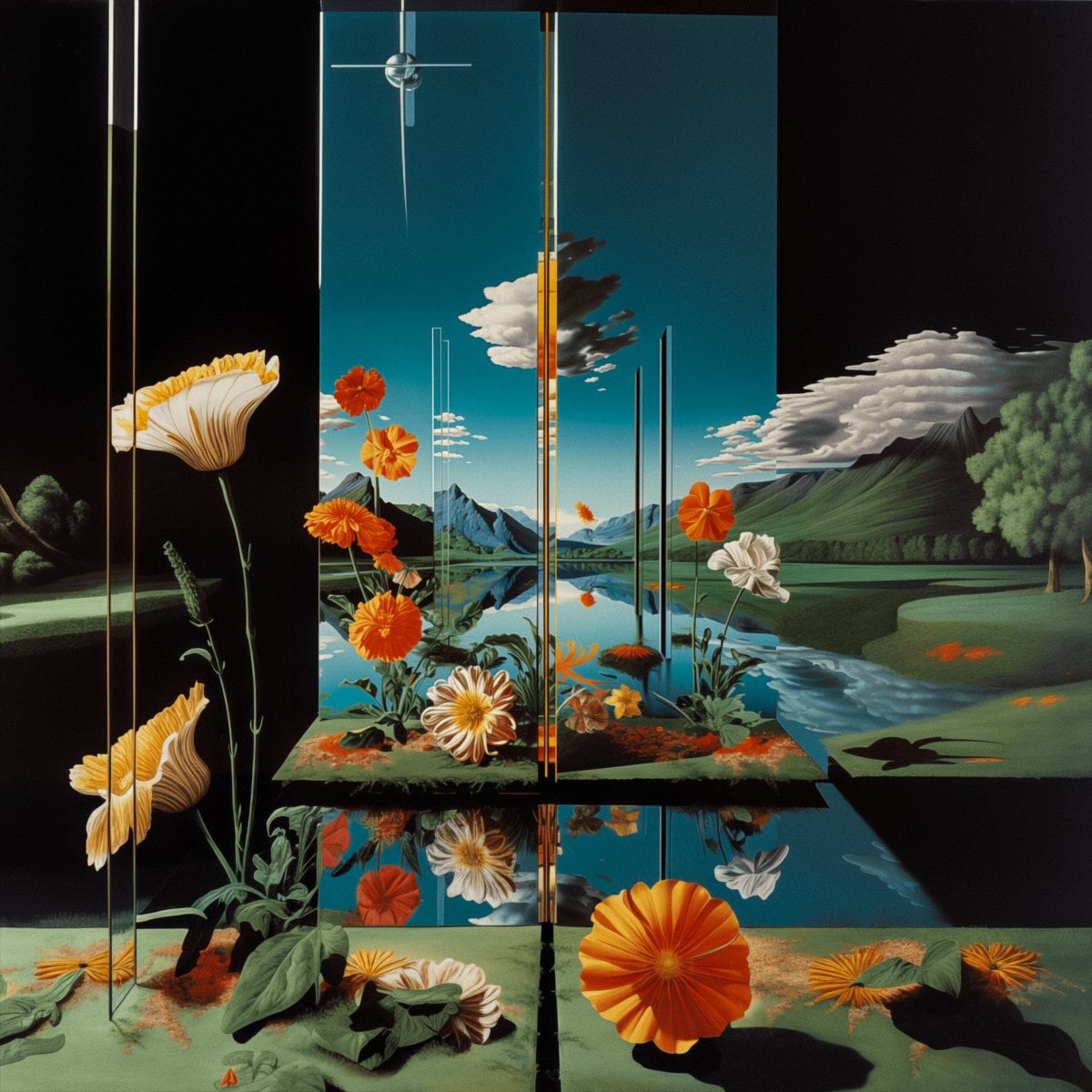 Stray Fossa / Blossomer(Ltd Blue and White LP)