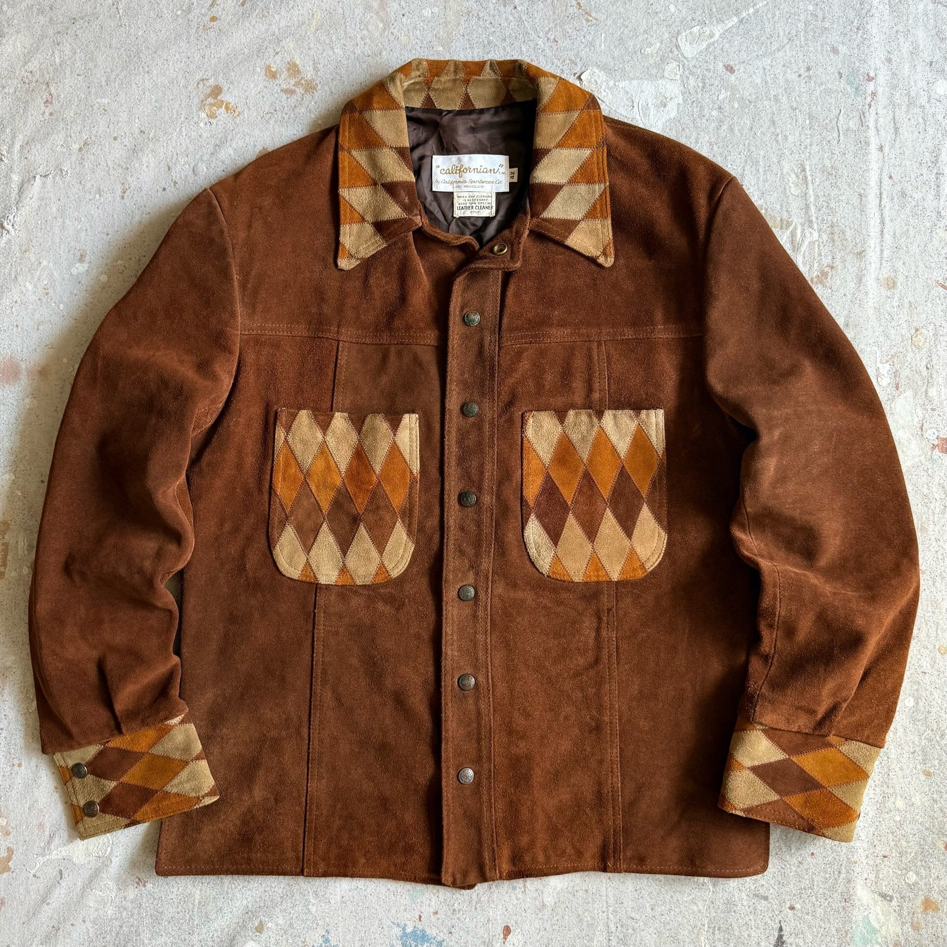 1970s Leather Jacket 42 Z264