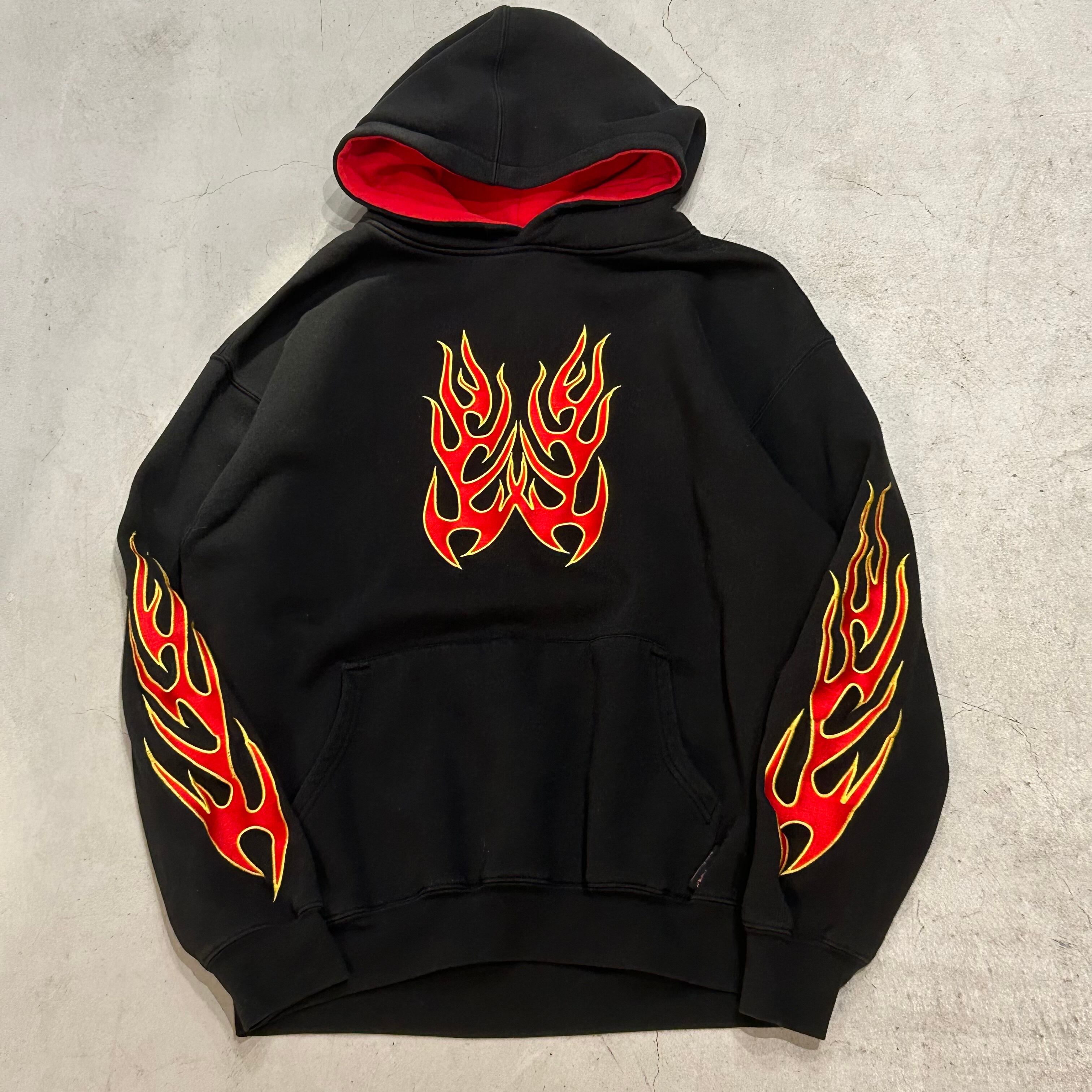 2000s Sapphiro Lounge “Tribal Flame pattern” hoodie【高円寺店】