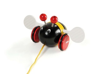 【在庫のみ】BRIO 木製レール 知育玩具 プルトイ バンブルビー 対象年齢1歳~ 30165 誕生日 クリスマス プレゼント 室内遊び 男の子 女の子 脳トレ