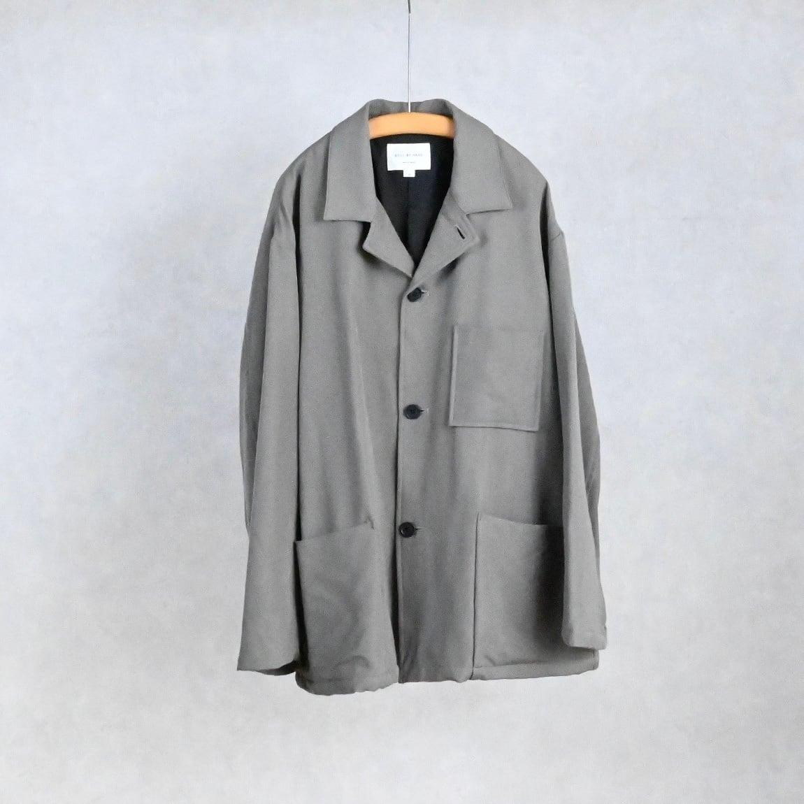 25AW》【STILL BY HAND】WOOL SERGE COVER ALL JACKET スティルバイ