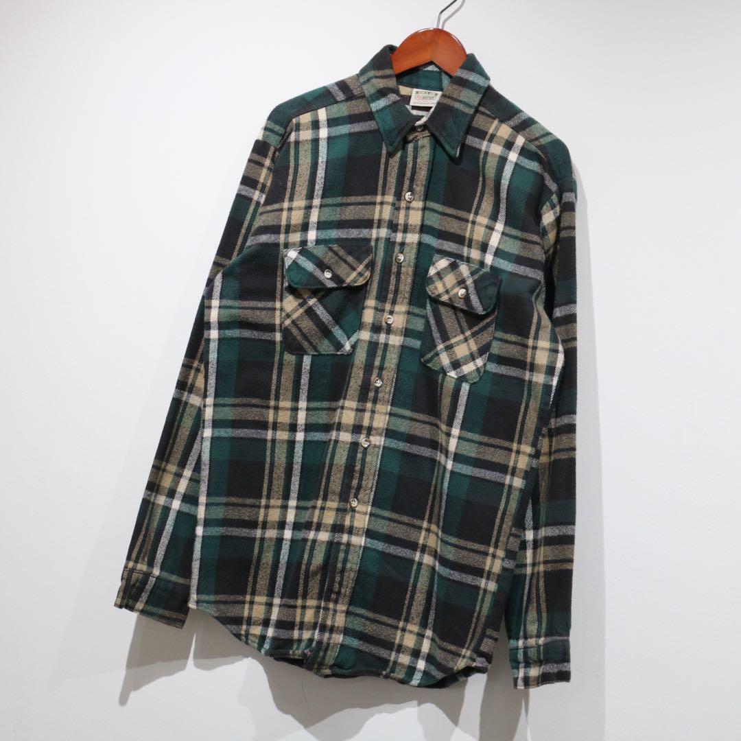 90s FIVE BROTHER Flannel Shirt Made USA
