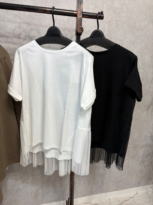 【LUGIVA】バックチュールTシャツ　202691