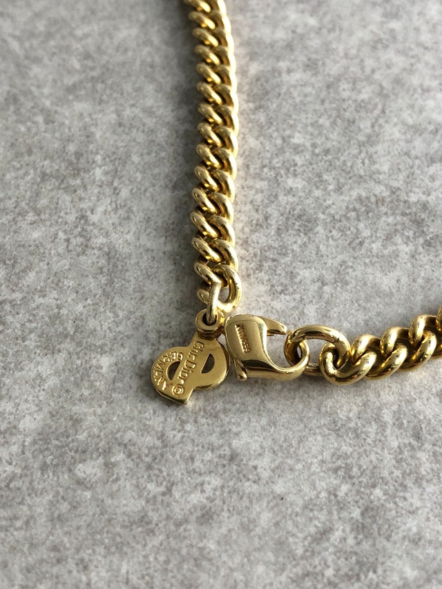 Christian Dior クリスチャン ディオール ネックレス ゴールド 喜平チェーン vintage ヴィンテージ オールド 4acwta