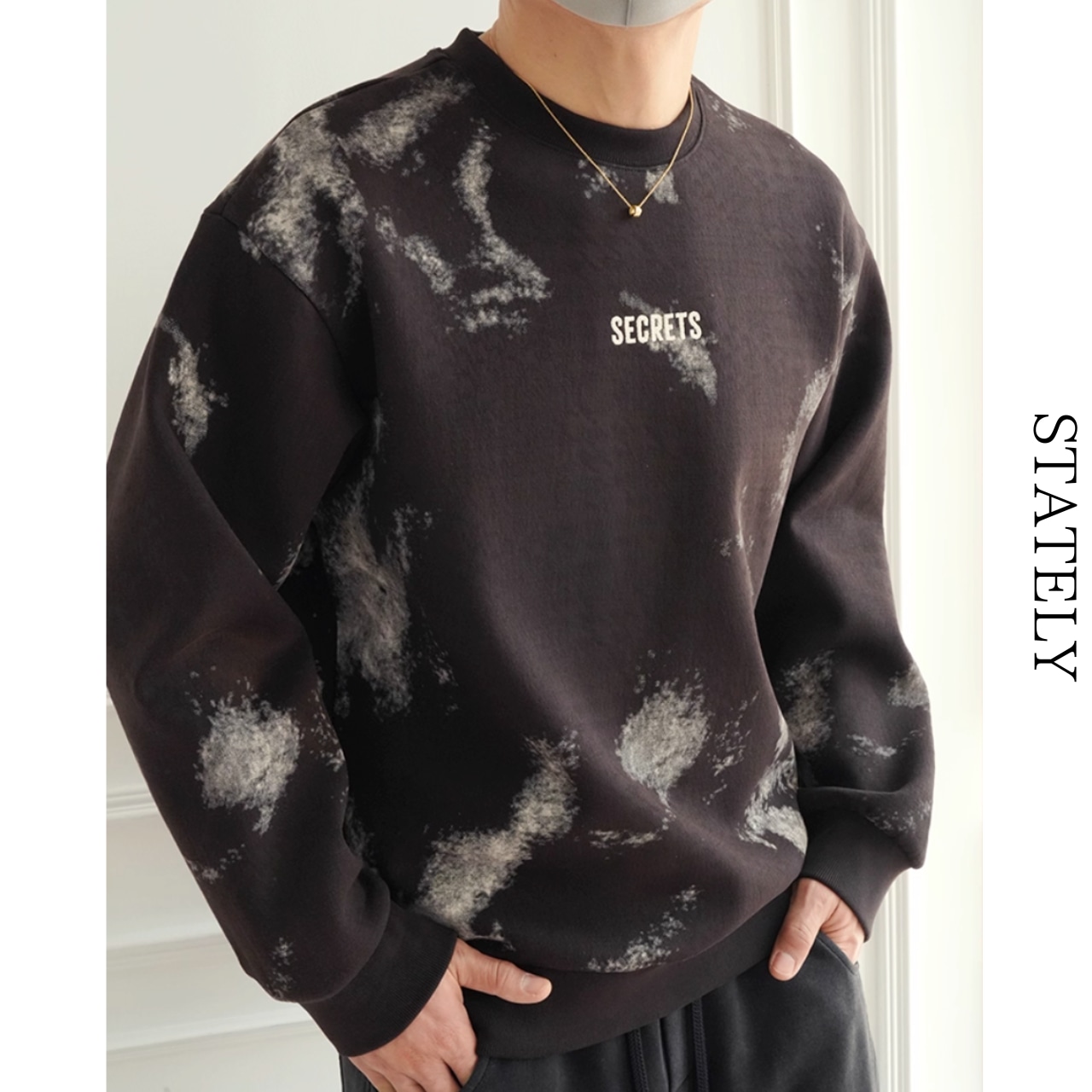Secrets Marble Fleece Sweat/2color_T152・画像4