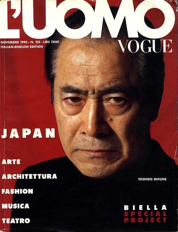 L'UOMO VOGUE 洋雑誌 ファッション雑誌 ② L'UOMO VOGUE ルオモヴォーグ 1990 11 | magnif
