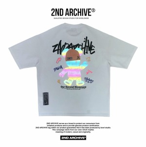 2ND030 2NDARCHIVE Tシャツ 韓国ファッション オーバーサイズ ユニセックス