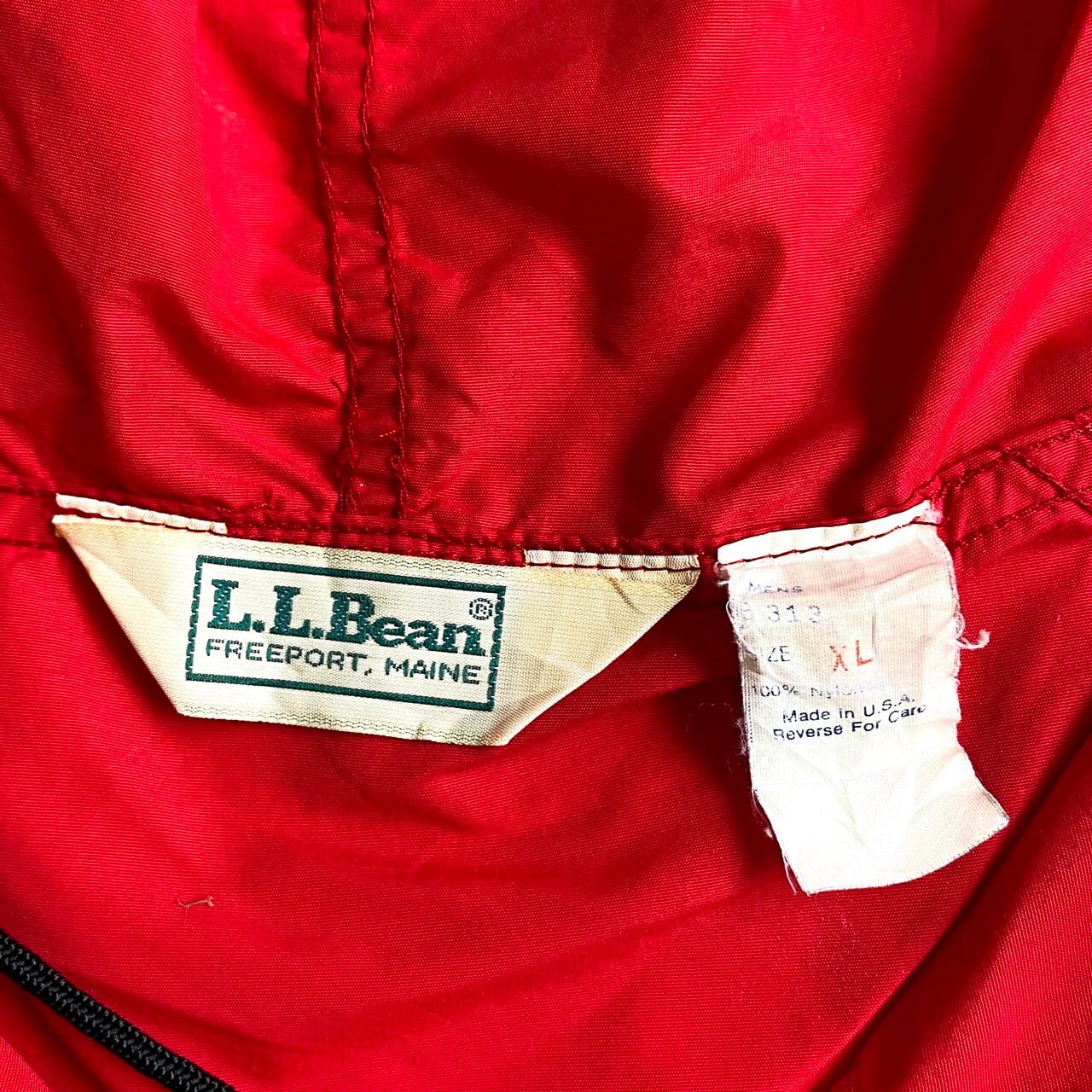 80~90年代 USA製 L.L.Bean エルエルビーン アノラックパーカー メンズ