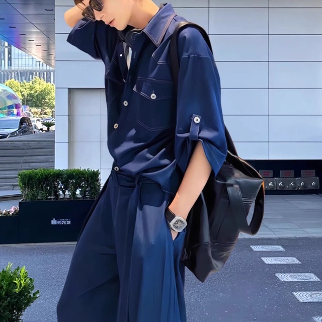 ライトデニムラウンジセットアップ　LB1424