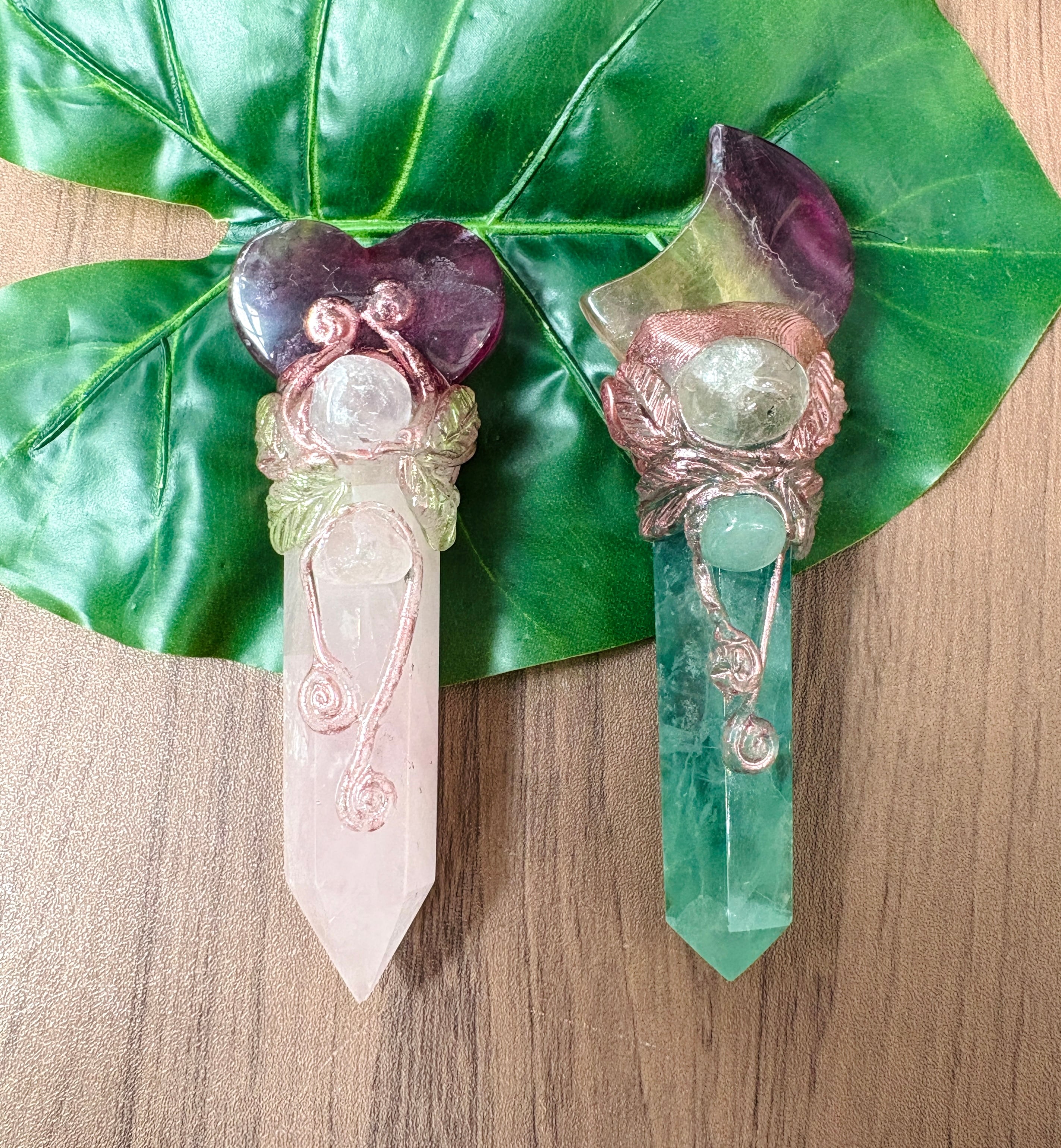 RUKURUKU/レジン/星降る夜の子猫達 蓄光 オルゴナイトキーホルダー