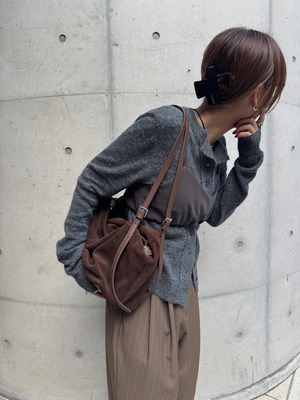 shirring layered bustier