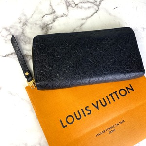 LOUIS VUITTON ルイヴィトン  M60571 ｼﾞｯﾋﾟｰ･ｳｫﾚｯﾄ SP4123 レザー 財布 ブラック A-7666