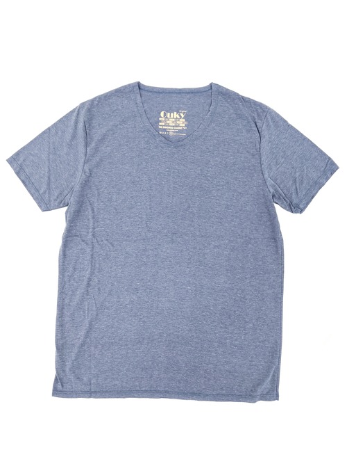 Ouky（オーキー） Classic V Neck T-Shirt / A27 Blue Grey2 - ブルーグレー