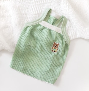 即納【DURANG RURANG】Summer Bear Breeze Top《Mint》