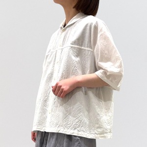 Vlas Blomme C/L Panama Stripe Shawl Collar Shirt