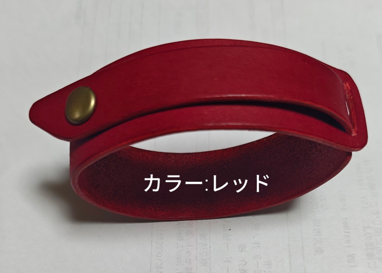 オイルレザーのレザーブレスレット【各色】の画像07
